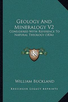 portada geology and mineralogy v2: considered with reference to natural theology (1836) (en Inglés)