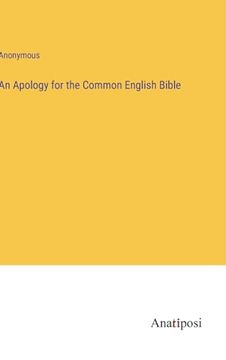 portada An Apology for the Common English Bible