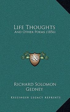 portada life thoughts: and other poems (1856) (en Inglés)