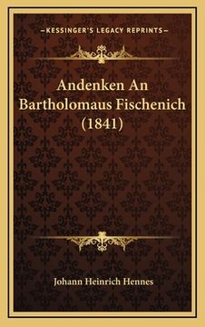 portada Andenken An Bartholomaus Fischenich (1841) (en Alemán)