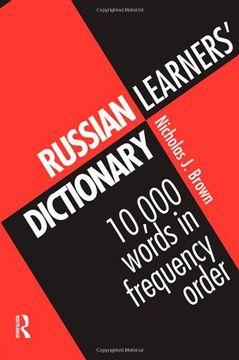 portada Russian Learners' Dictionary: 10,000 Russian Words in Frequency Order (en Inglés)