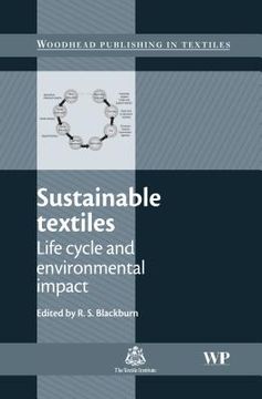 portada Sustainable Textiles: Life Cycle and Environmental Impact (en Inglés)