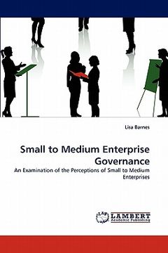 portada small to medium enterprise governance (en Inglés)