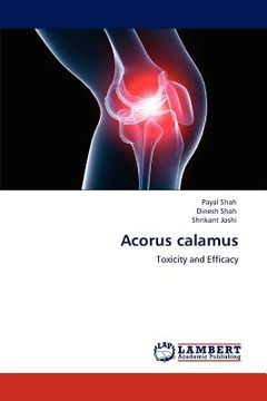 portada acorus calamus (in English)