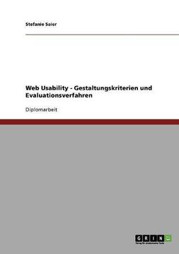 portada Web Usability. Gestaltungskriterien und Evaluationsverfahren (German Edition)