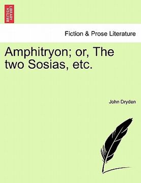 portada amphitryon; or, the two sosias, etc. (in English)