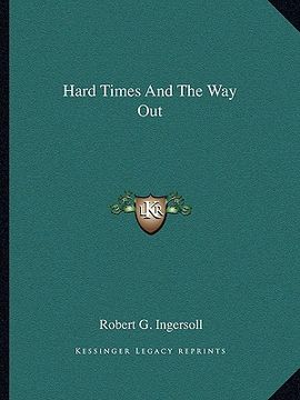 portada hard times and the way out (en Inglés)