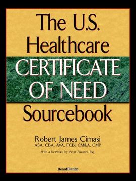 portada the u.s. healthcare certificate of need sourc (en Inglés)
