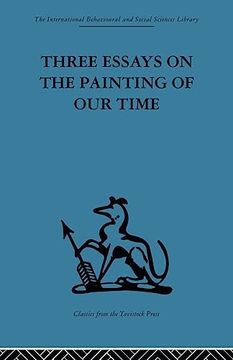 portada Three Essays on the Painting of our Time (en Inglés)