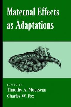 portada maternal effects as adaptations