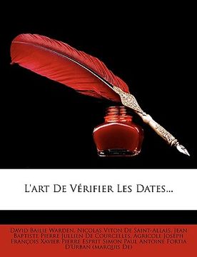 portada L'Art de Vrifier Les Dates... (en Francés)