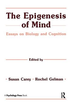portada The Epigenesis of Mind: Essays on Biology and Cognition (Jean Piaget Symposia Series) (in English)