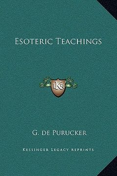 portada esoteric teachings