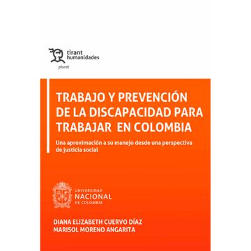 portada Trabajo y Prevencion de la Discapacidad Para Trabajar en Colombia