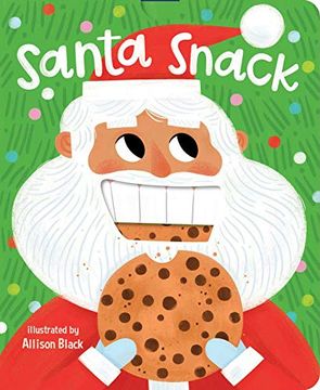portada Santa Snack (Crunchy Board Books) (en Inglés)
