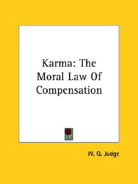 portada karma: the moral law of compensation