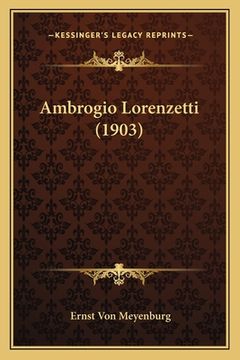 portada Ambrogio Lorenzetti (1903) (en Alemán)