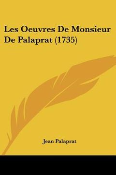 portada les oeuvres de monsieur de palaprat (1735) (en Inglés)