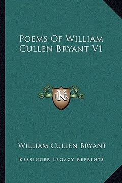 portada poems of william cullen bryant v1 (in English)