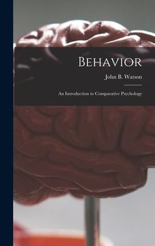 portada Behavior: an Introduction to Comparative Psychology (en Inglés)