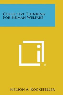 portada Collective Thinking for Human Welfare (en Inglés)