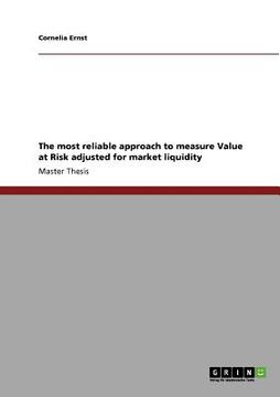 portada the most reliable approach to measure value at risk adjusted for market liquidity