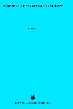 portada european environmental law: volume 12 (en Inglés)