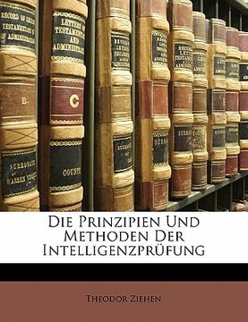 portada Die Prinzipien Und Methoden Der Intelligenzprufung (in German)