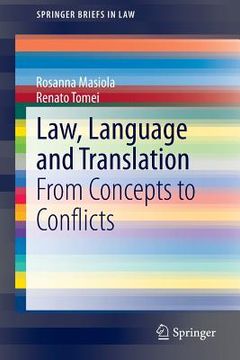 portada Law, Language and Translation: From Concepts to Conflicts