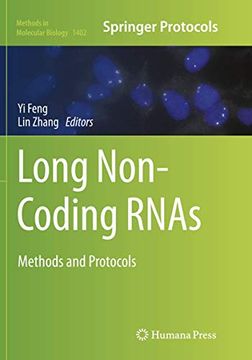 portada Long Non-Coding Rnas: Methods and Protocols (Methods in Molecular Biology, 1402) (en Inglés)