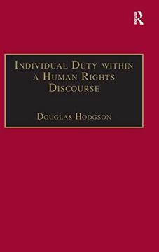 portada Individual Duty Within a Human Rights Discourse (Applied Legal Philosophy) (en Inglés)