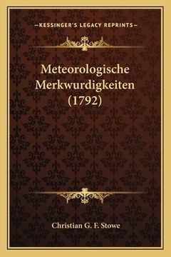 portada Meteorologische Merkwurdigkeiten (1792) (in German)