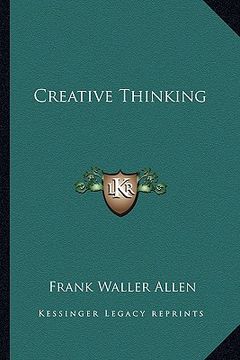 portada creative thinking (en Inglés)