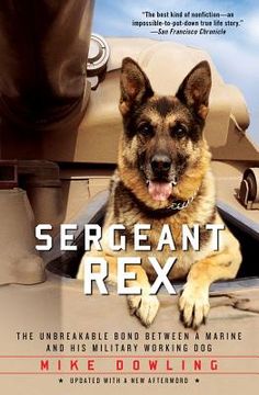 portada sergeant rex: the unbreakable bond between a marine and his military working dog