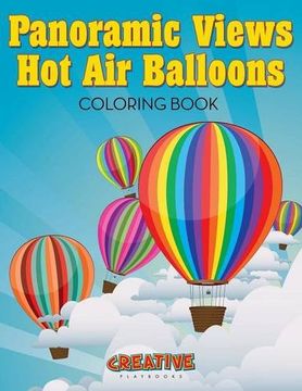 portada Panoramic Views Hot Air Balloons Coloring Book