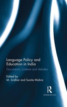 portada Language Policy and Education in India: Documents, Contexts and Debates (in English)