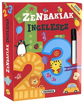 portada Zenbakiak Ingelesez (Fitxa Hezigarriak) (en Euskera)