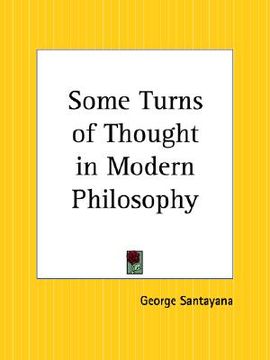portada some turns of thought in modern philosophy (en Inglés)