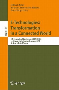 portada e-technologies (in English)