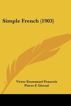 portada simple french (1903) (en Inglés)