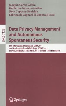 portada data privacy management and autonomous spontaneus security (in English)