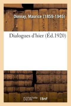 portada Dialogues d'Hier (in French)