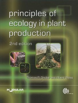 portada Principles of Ecology in Plant Production (in English)