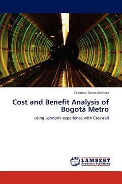portada cost and benefit analysis of bogot metro