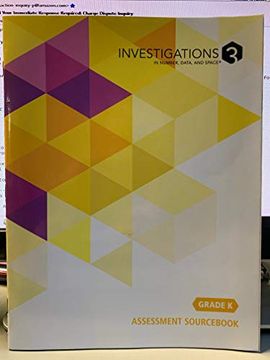 portada Investigations 3 in Number, Data and Space Grade k Assessment Sourebook (en Inglés)