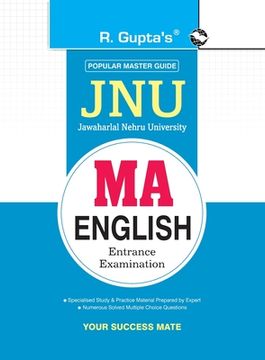 portada Jawaharlal Nehru University (JNU) MA English Entrance Exam Guide (en Inglés)