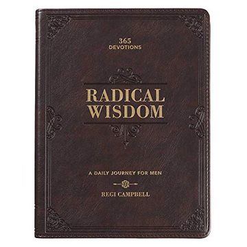 portada Devotional Luxleather Radical Wisdom (en Inglés)