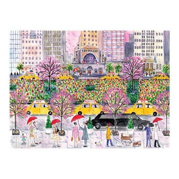 portada Mudpuppy Galison Michael Storrings Spring On Park Avenue Puzzle (1000 Piece)