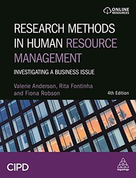portada Research Methods in Human Resource Management: Investigating a Business Issue (en Inglés)