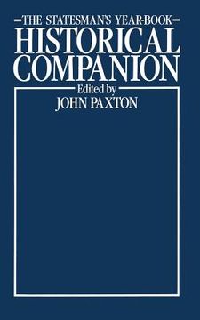 portada The Statesman's Year-Book Historical Companion (en Inglés)